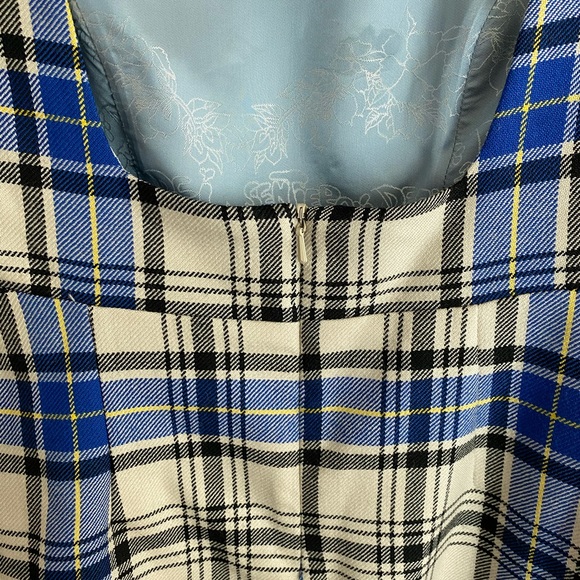 Shrimps Plaid Wool Mini Dress - Picture 7 of 9